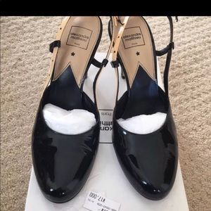 Alexandre matthieu Paris Blk patentleather heel5.5